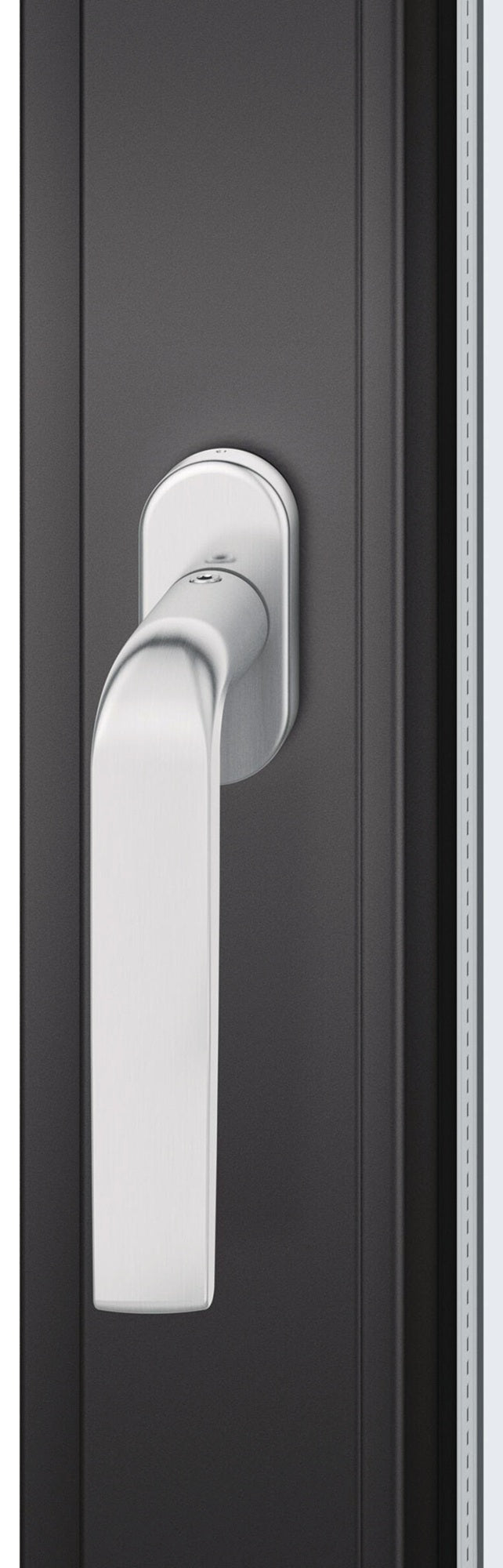 FSB Fenstergriff 34 1267 Aluminium naturfarbig mit 4-Punkt-Kugelrastung, 7 mm Vierkant