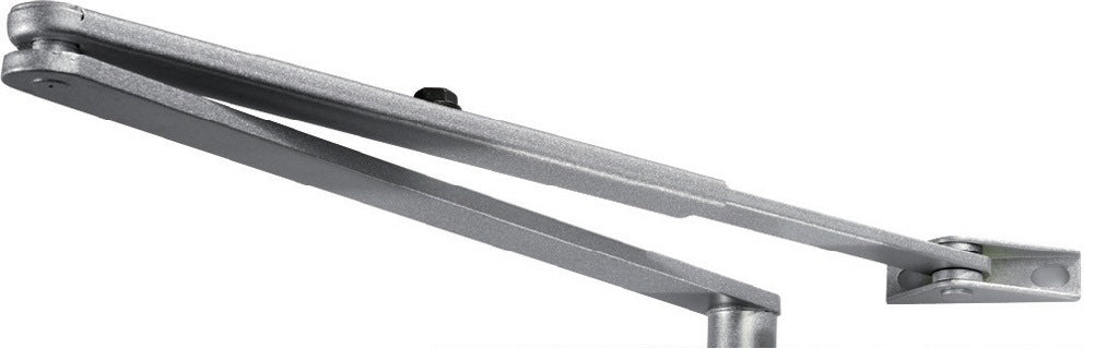 GEZE Feststellgestänge silber für TS 4000/2000 – Mechanische Feststellung, Kopfmontage bis 70 mm