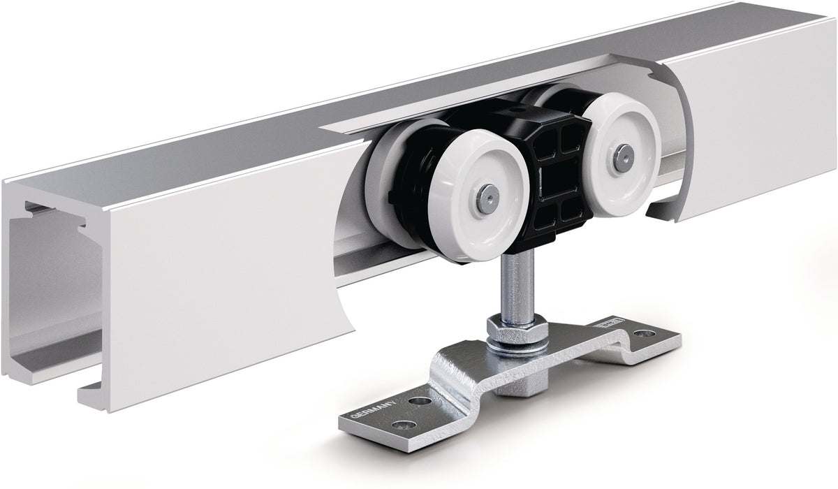 GEZE Schiebesystem Perlan 140 Grundsystem 140 kg 1650 mm EV 1 für Schiebetüren 26-60 mm