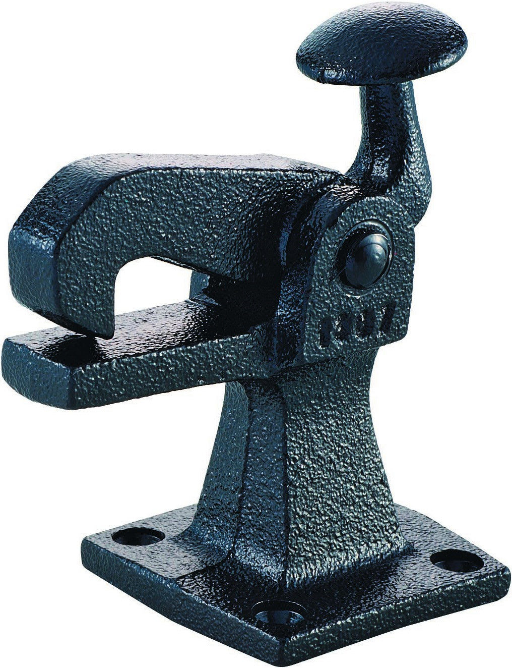 KWS Torfeststeller 1307 GT aus Temperguss, schwarz, 106 mm – für Tore bis 100 kg