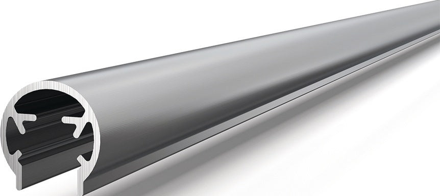 ATHMER Fingerschutzprofil BU-16K+ für Rollenbänder – 1980 mm, silberfarben eloxiert