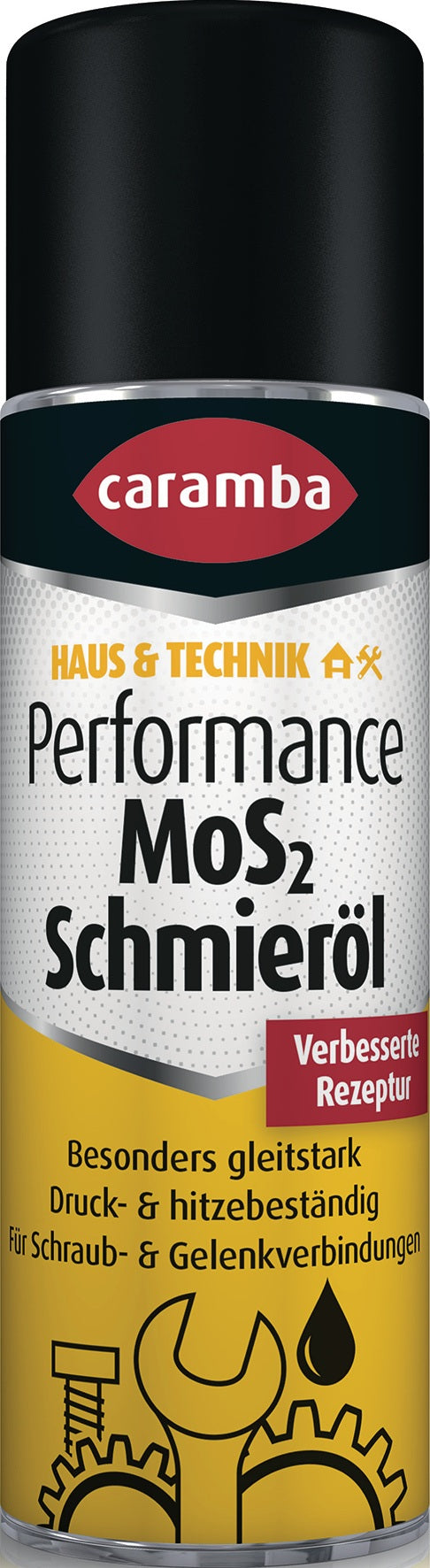 CARAMBA MOs2 Schmieröl Performance 300 ml Spraydose – 6er-Pack, hitzebeständig bis +300 °C