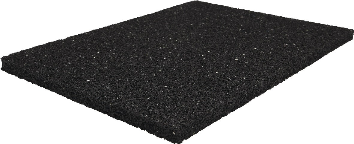 Rubberselect Bautenschutzmatte 1,25m x 10m x 6mm schwarz Granulatgummi ohne Gewebeeinlage