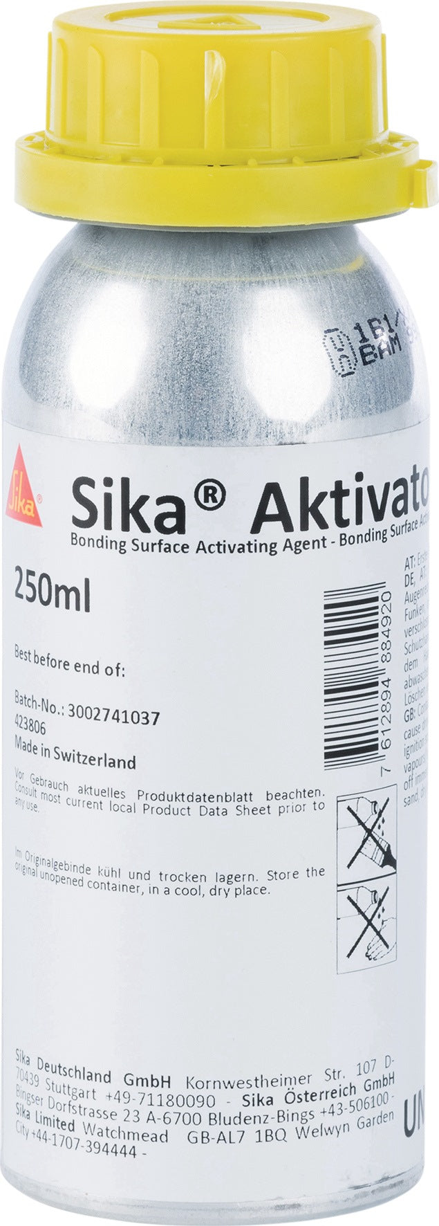 SIKA Aktivator 205 lösemittelhaltig farblos, klar 250 ml Dose – 6 Stück