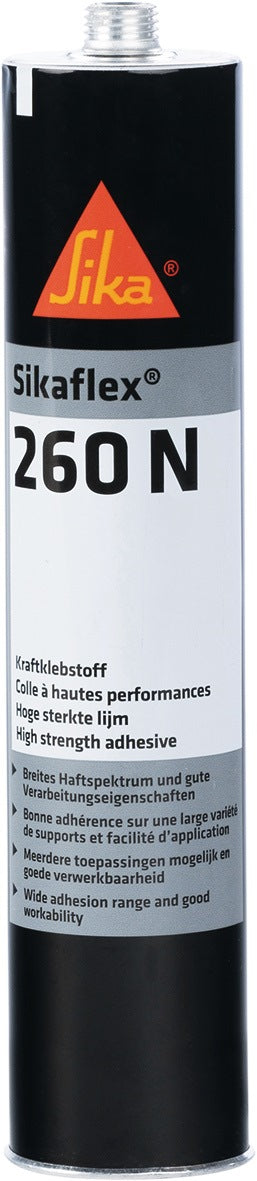 SIKA Sikaflex®-260 N Konstruktionskleber schwarz 300 ml Kartusche – 1K-Polyurethan, hochfest & vielseitig
