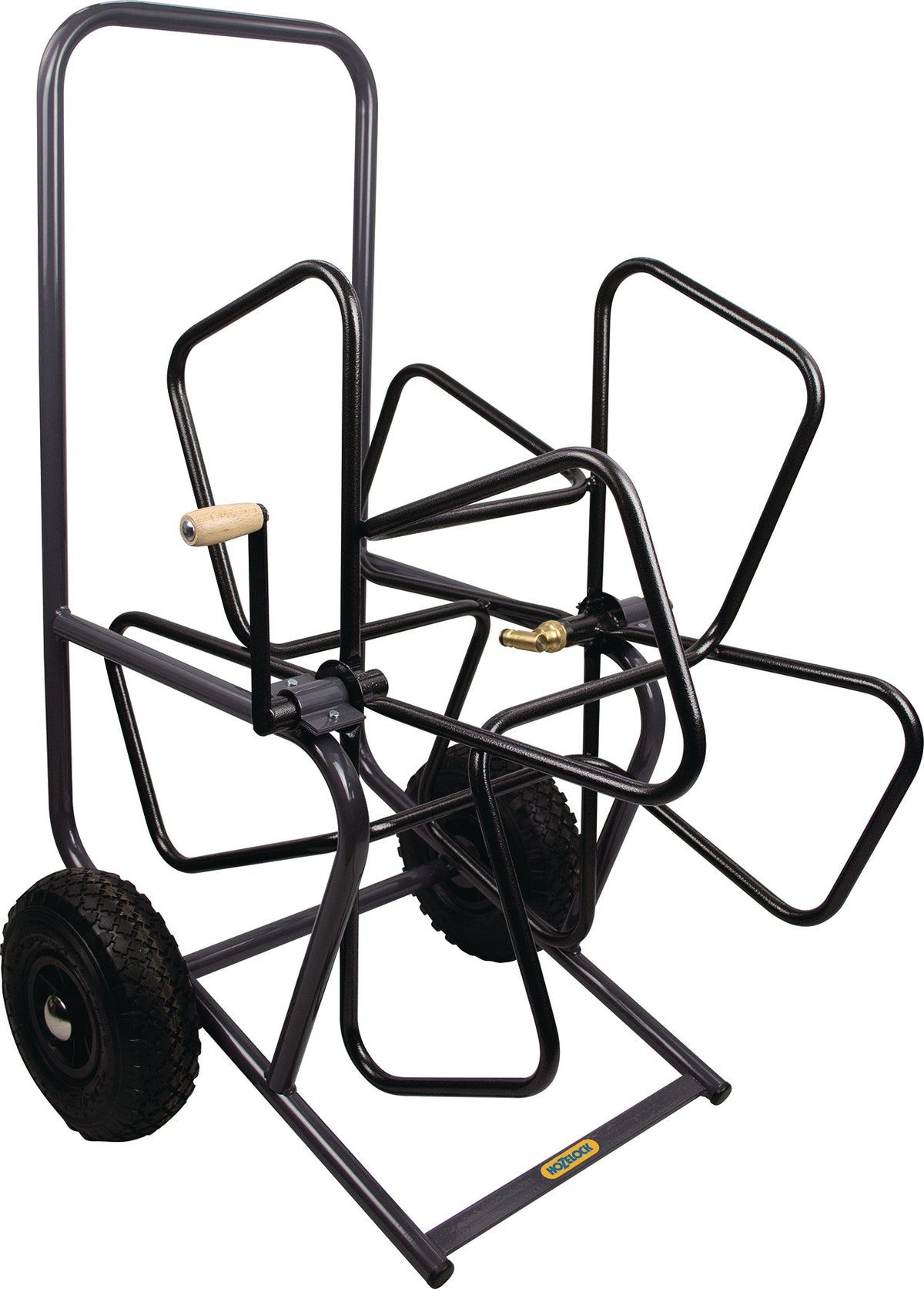 HOZELOCK Schlauchwagen Professional max. 200 m Stahl – Robuste Schlauchaufnahme für Ø 12,5–19 mm