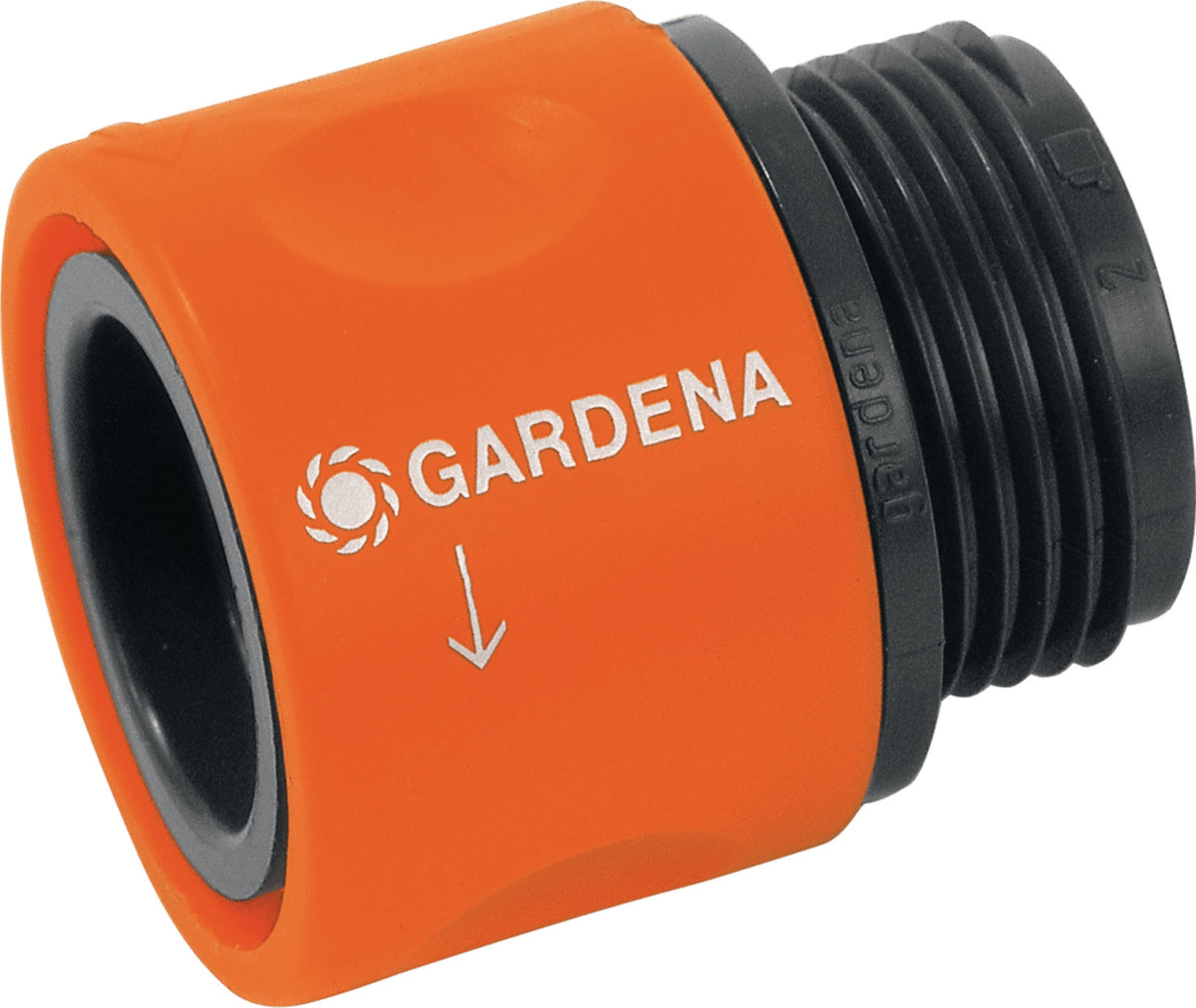 GARDENA Übergangs-Schlauchstück 26,5 mm G 3/4 Zoll – Kunststoff, frostsicher