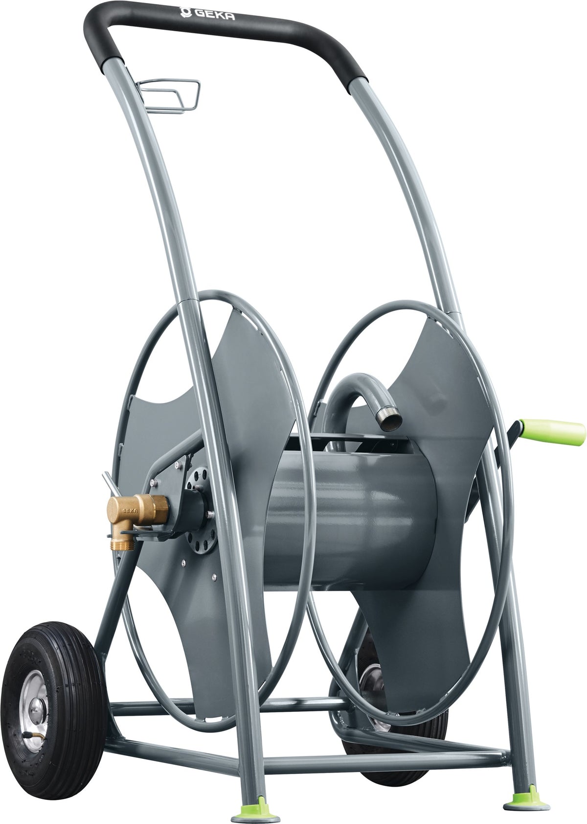 GEKA Schlauchwagen plus P40 – Pulverbeschichteter Stahl, G 3/4 Zoll, 60 m Kapazität