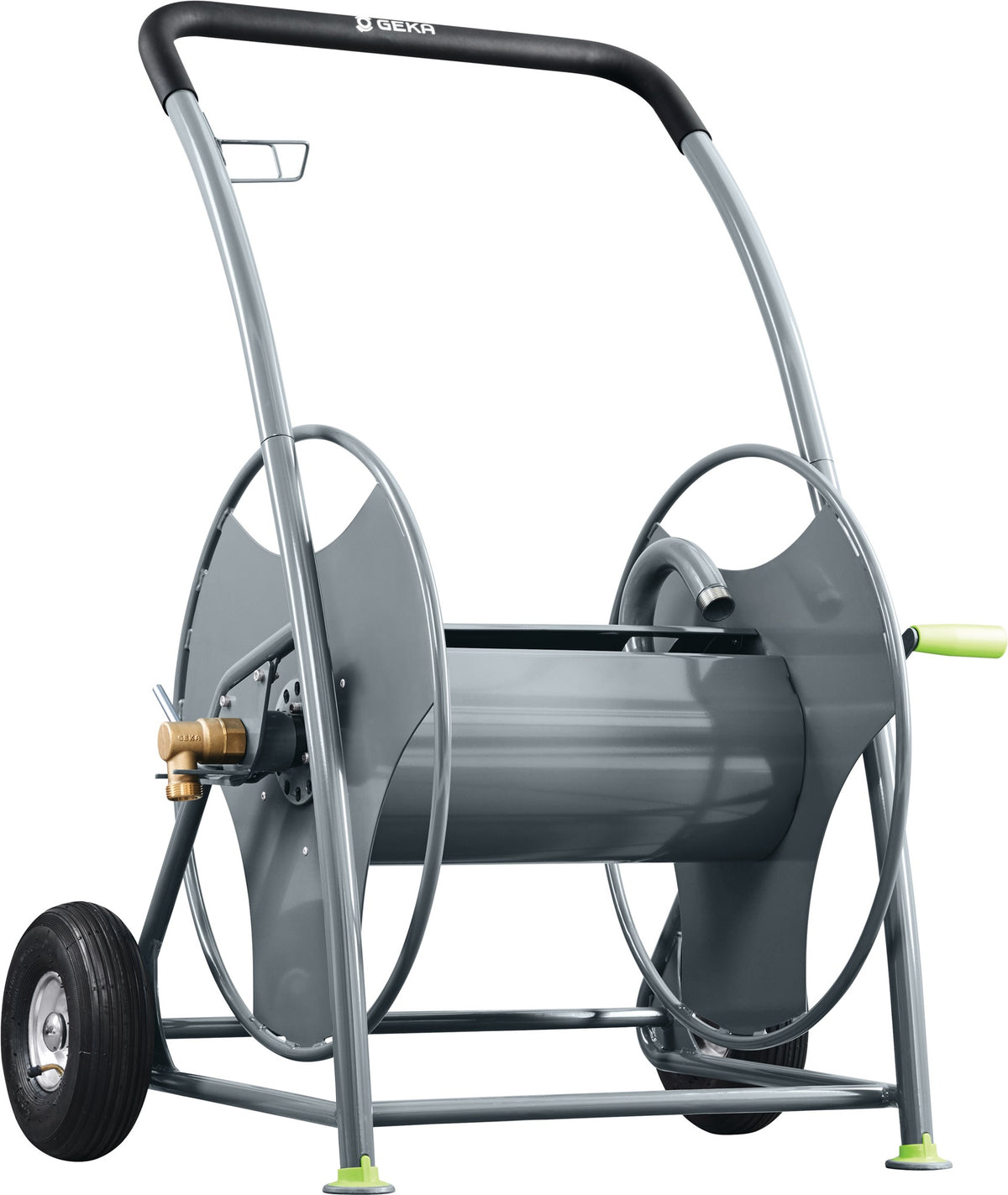 GEKA Schlauchwagen plus P40 – Pulverbeschichteter Stahl, G 3/4 Zoll, 60 m Kapazität