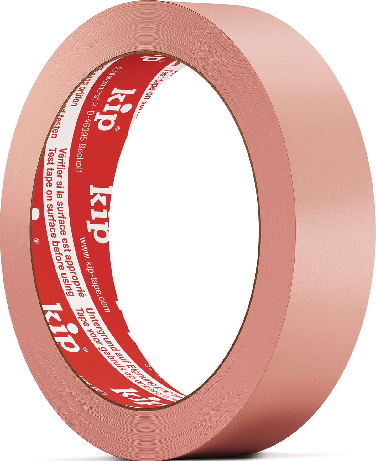 KIP WASHI-TEC Delicate 375 Abdeckband – Rosa, 24 mm x 50 m, rückstandsfrei, 36 Rollen