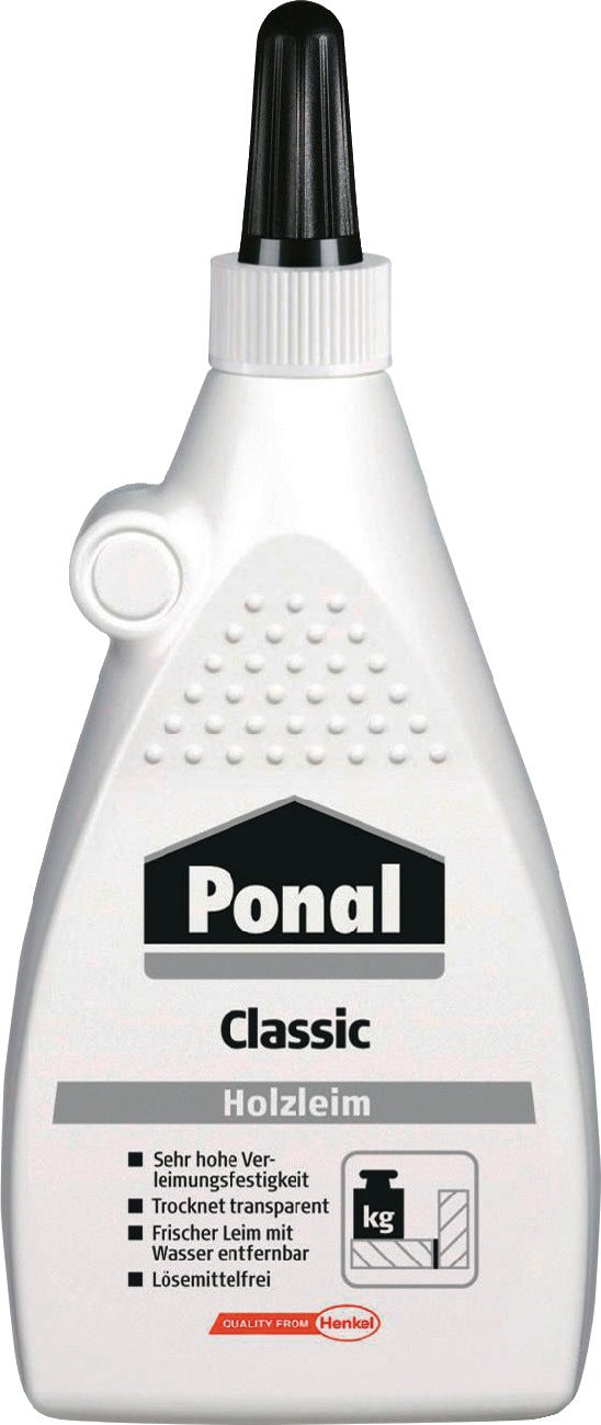 PONAL Holzleim Classic 120g Flasche EN 204 D1 D2 – 12 Stück