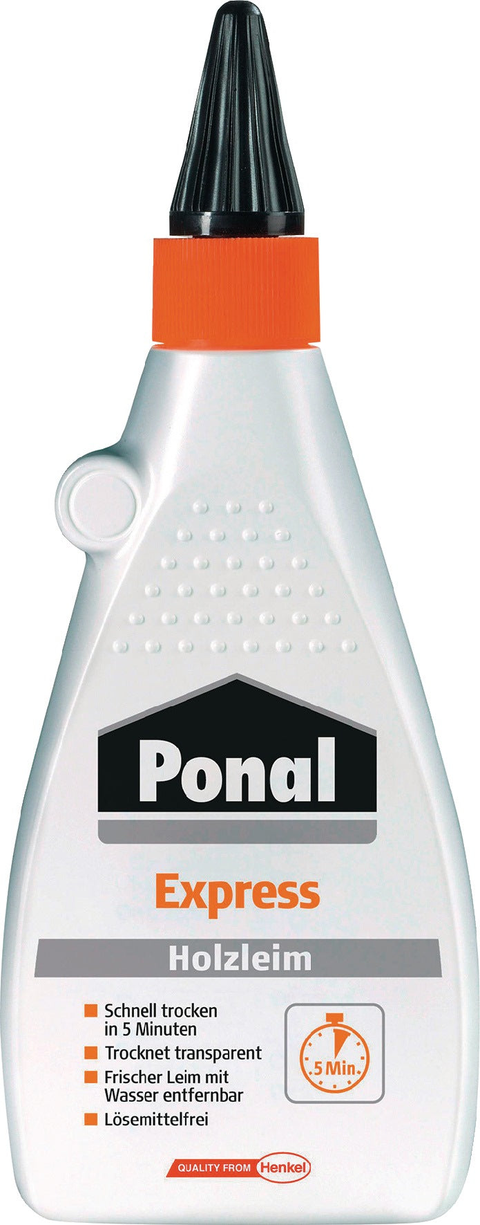 PONAL Holzleim Express 120g Flasche – Schnell abbindender Weißleim EN 204 D1/D2
