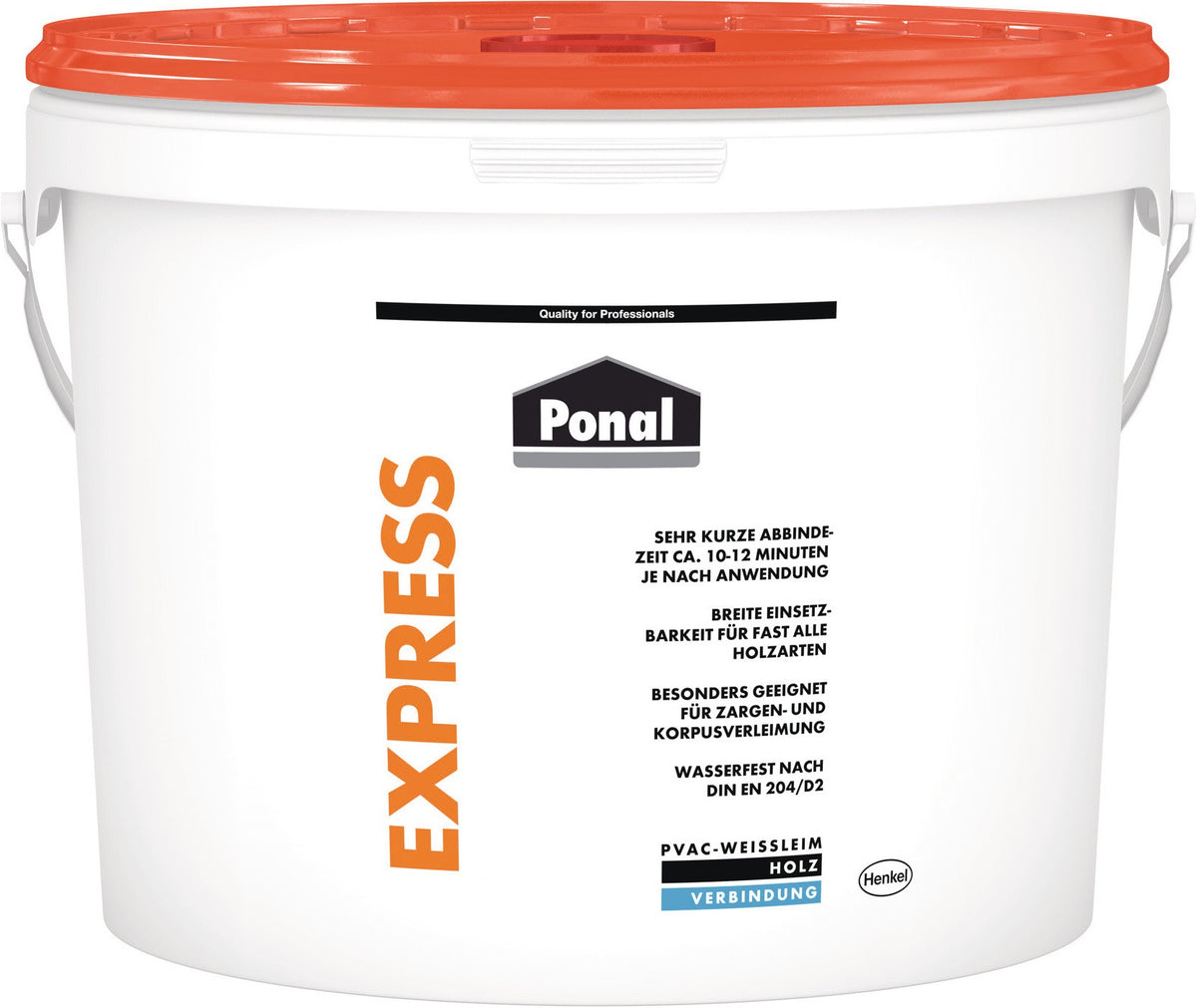 PONAL Holzleim Express 120g Flasche – Schnell abbindender Weißleim EN 204 D1/D2