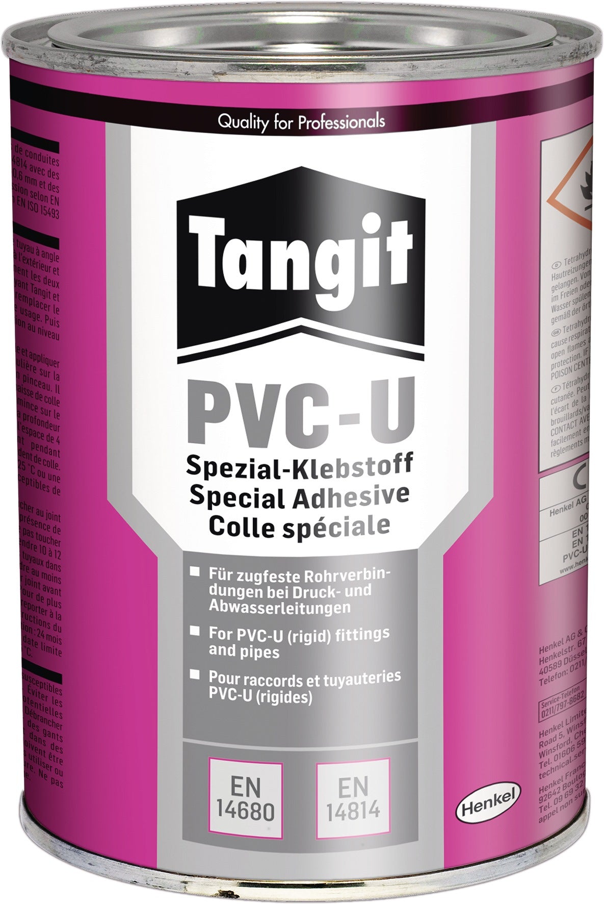 TANGIT Spezialkleber PVC-U 125g Tube – Für Druckrohrleitungen & Abwasser