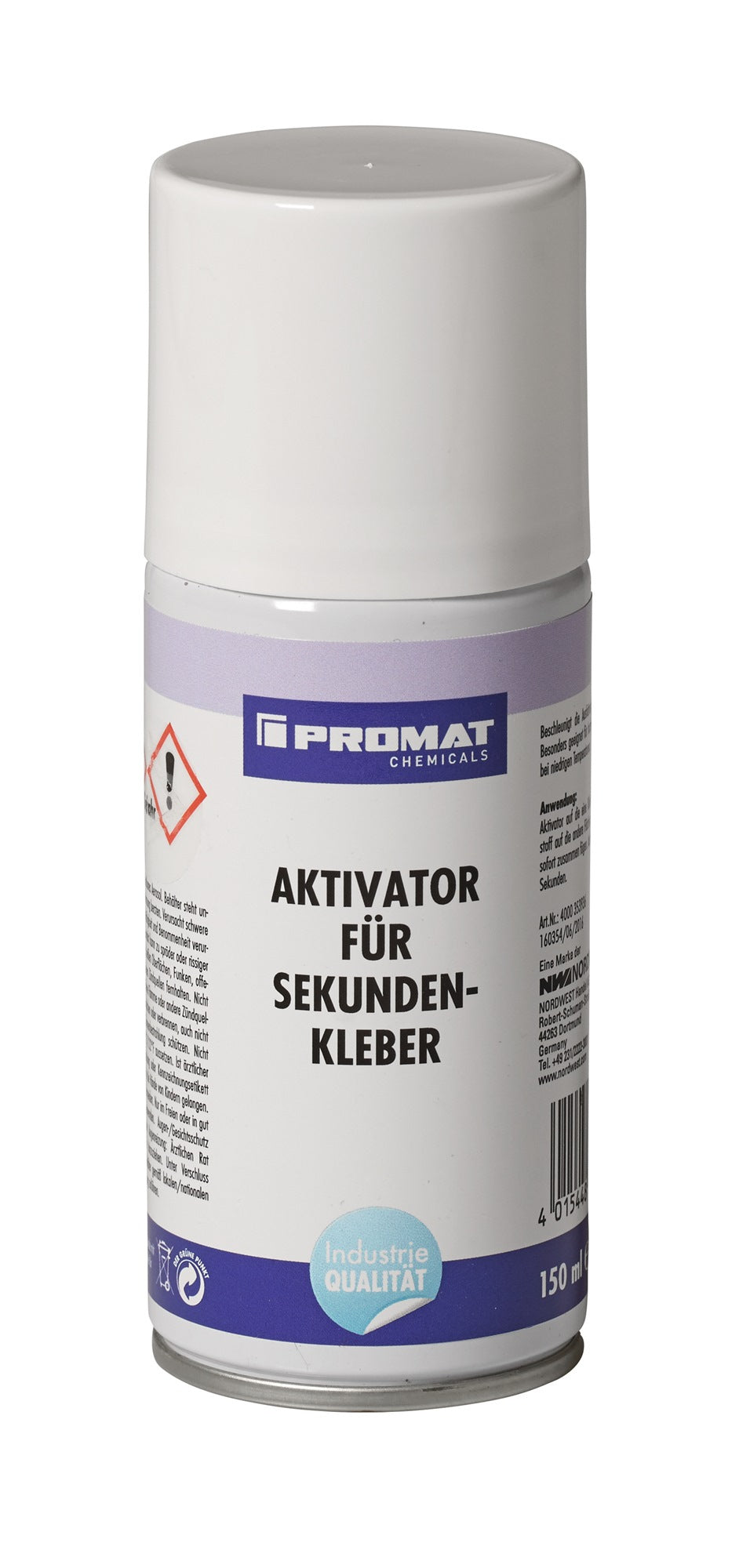 PROMAT CHEMICALS Aktivator für Sekundenkleber 150 ml Spraydose – 12 Stück