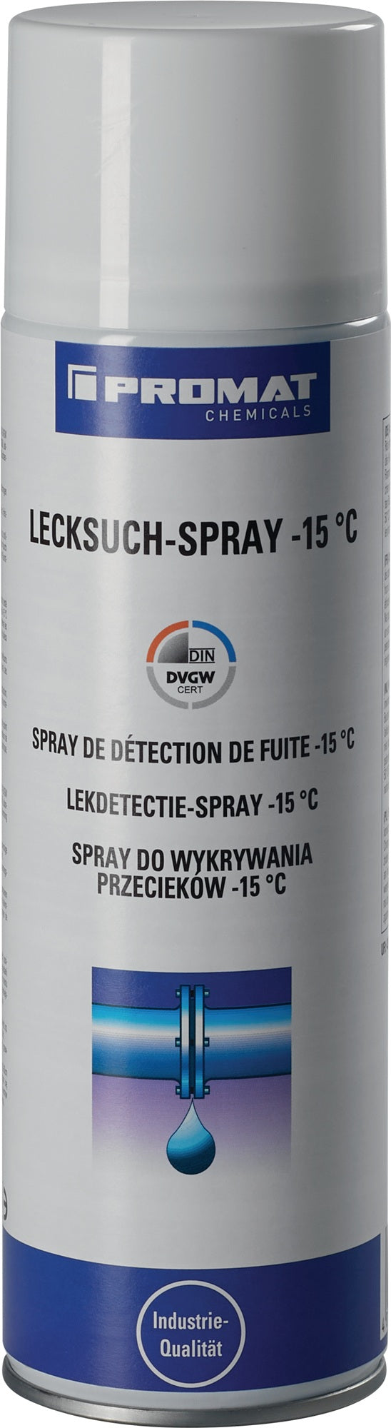 PROMAT CHEMICALS Lecksuchspray -15 °C farblos DVGW 400 ml Spraydose – 12 Stück