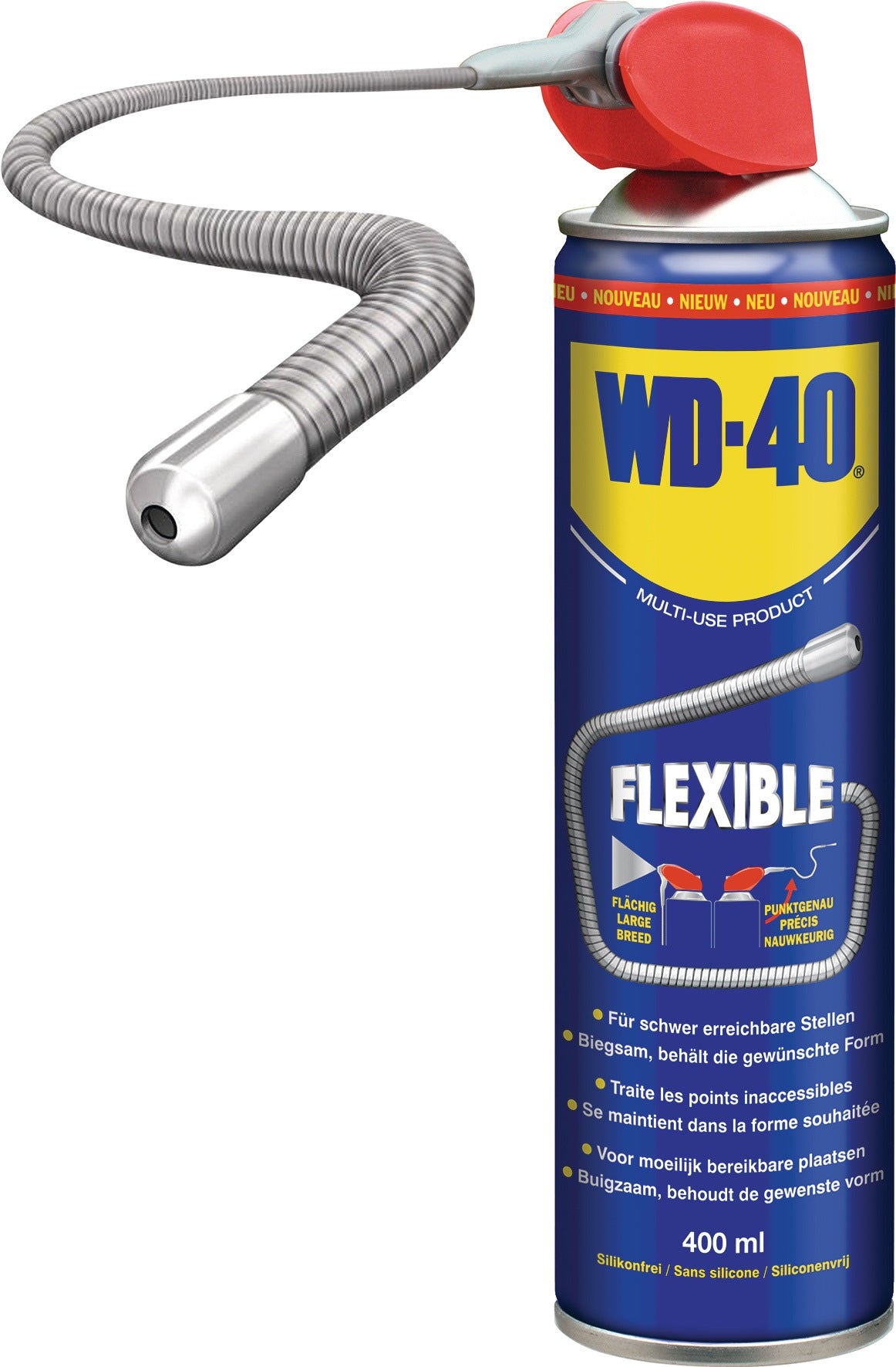 WD-40 Multifunktionsprodukt 100 ml Spraydose – 5-in-1 Rostlöser, Schmiermittel & Korrosionsschutz