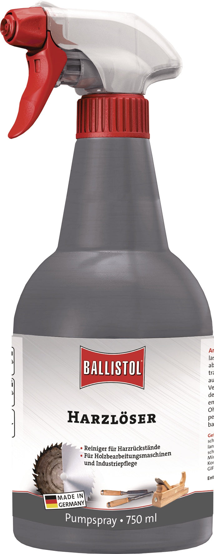 BALLISTOL Harzlöser 750 ml Sprühflasche mit 360°-Sprühfunktion