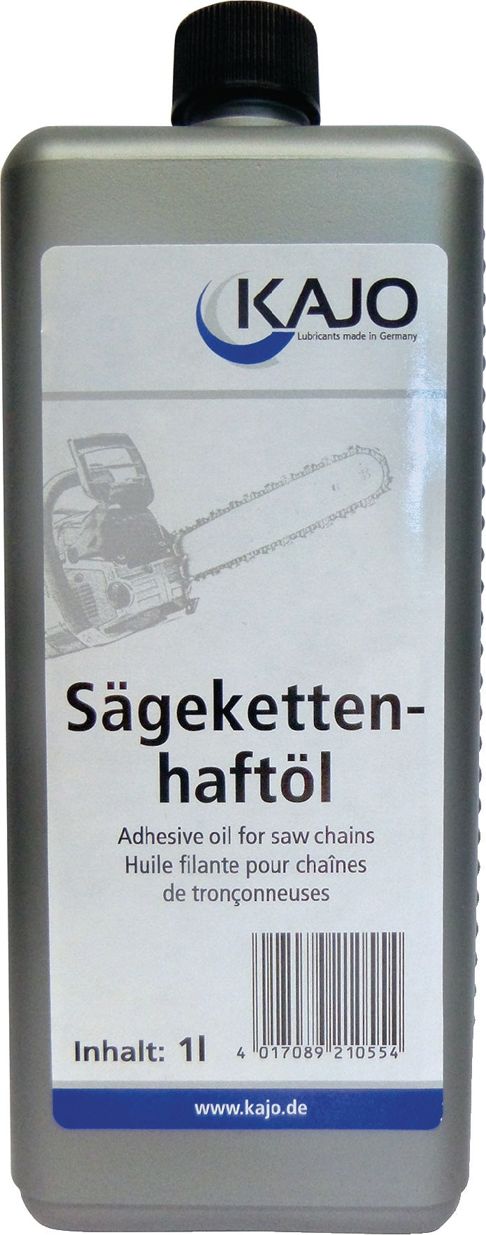KAJO Sägekettenhaftöl 75-95 mm²/s – 24×1 l Flasche für Motorsägen
