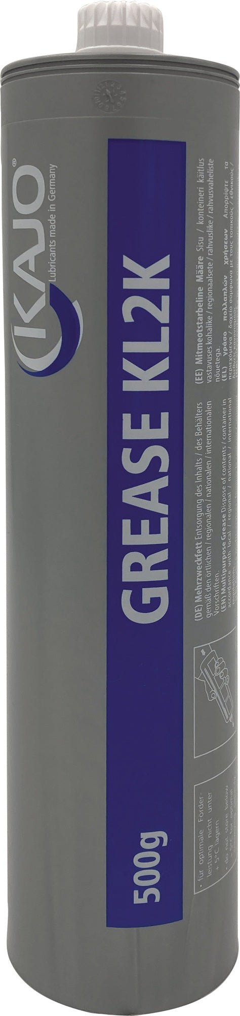 KAJO Mehrzweckfett Grease KL2K 400g Kartusche hell – Lithiumverseift, -30 bis +120°C