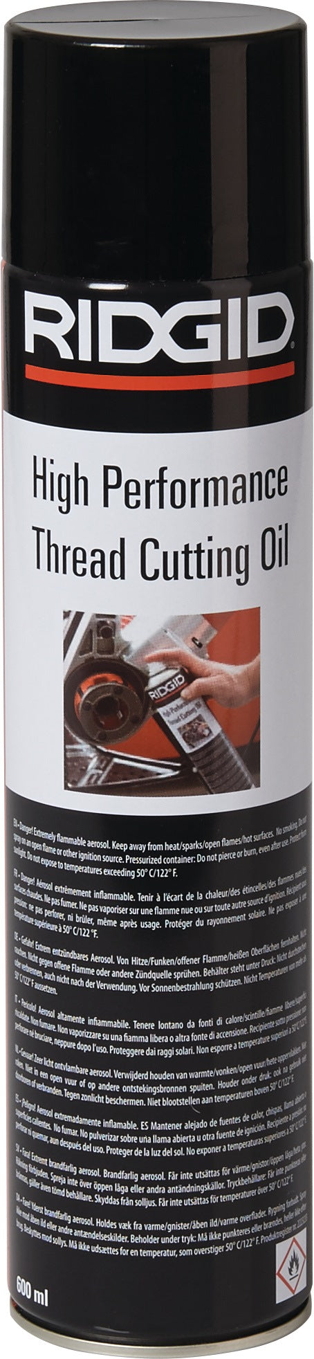RIDGID Gewindeschneidmittel 600 ml Spraydose – Synthetikspray für präzises Gewindeschneiden