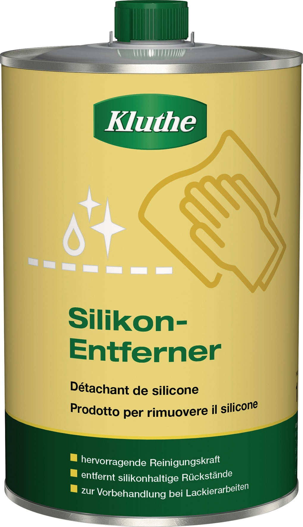 KLUTHE Silikonentferner SLOW flüssig 5l Kanister – langsamflüchtig für rückstandsfreie Untergründe