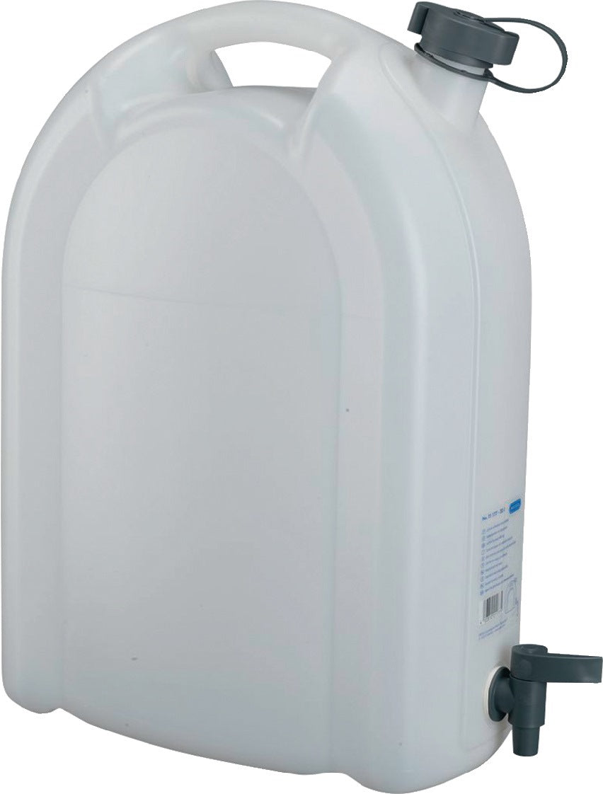 PRESSOL Wasserkanister 10 l PE mit Ablasshahn – stapelbar & lebensmittelecht
