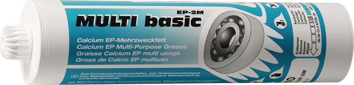 MATO Lithiummehrzweckfett Lube-Shuttle MULTI basic 2M 400g Schraubkartusche – 24 Stück