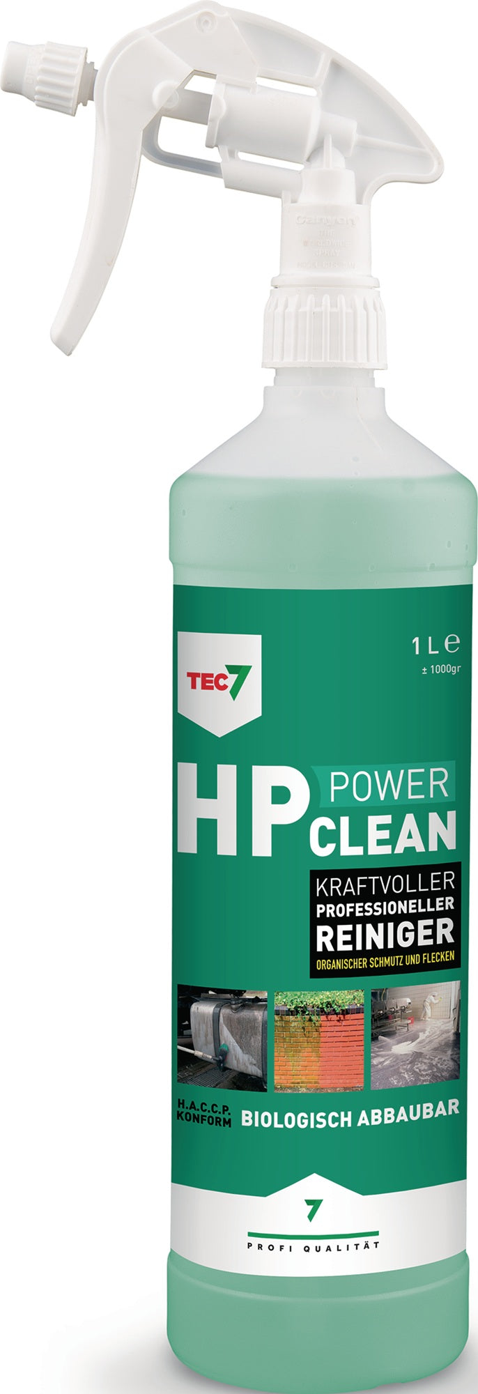 TEC7 Universal-Hochleistungsreiniger HP CLEAN 1l Sprühflasche – lösemittelfrei, 10er-Pack