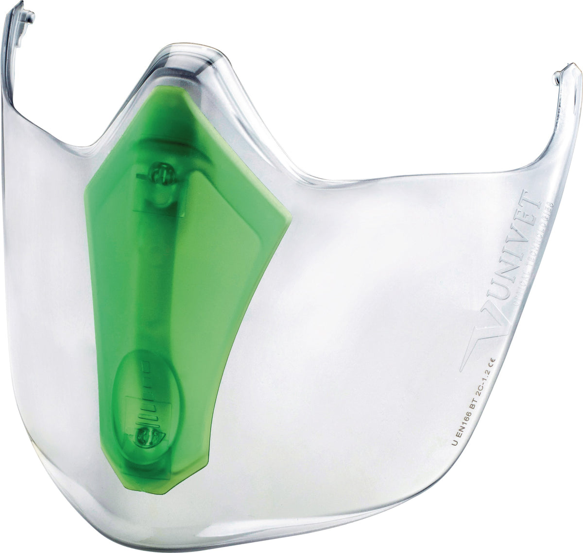 UNIVET Visier 6x3 Polycarbonat getönt mit einstellbarem Belüftungssystem EN 166b, EN 170