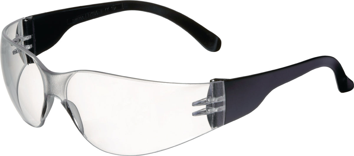 PROMAT Schutzbrille Daylight Basic EN 166, Polycarbonat, Anti-Fog, UV-Schutz, schwarz/klar