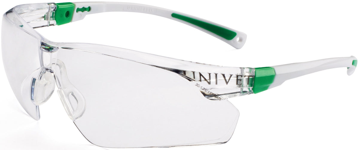 UNIVET Schutzbrille 506 UP EN 166/EN 170, Polycarbonat, Anti-Fog & Anti-Scratch, verstellbare Bügel
