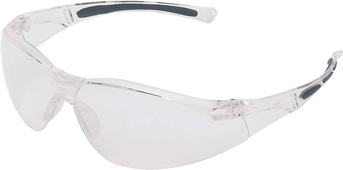 HONEYWELL Schutzbrille A800 EN 166-1FT – Klare Polycarbonat-Scheibe, FogBan-Beschichtung, transparenter Bügel