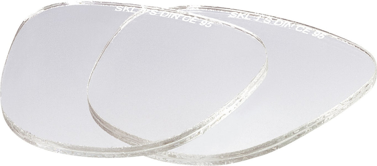Ersatzscheiben Glas klar splitterfrei für Schweißerbrille 4000 370 014 & 101 von SCHMERLER – 50 Paar
