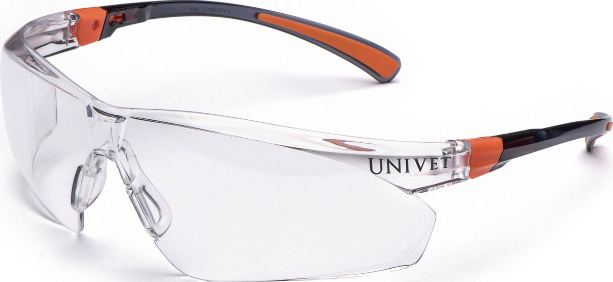 UNIVET Schutzbrille 506 UP – EN 166, EN 170, Anti-Fog & Anti-Scratch, verstellbare Bügel