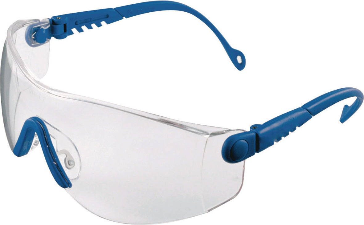 HONEYWELL Schutzbrille Op-Tema EN166 Bügel schwarz, Scheibe smoke – leichte Einscheibenbrille mit Hartschicht