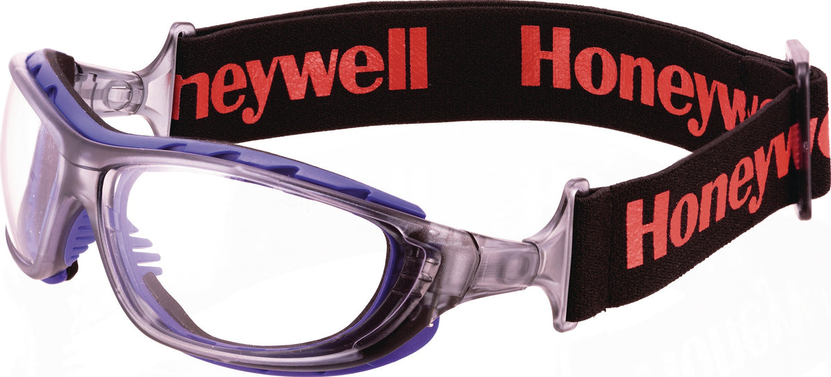 HONEYWELL Schutzbrille SP1000 2G EN166 mit klarer Polycarbonat-Scheibe und Kopfband