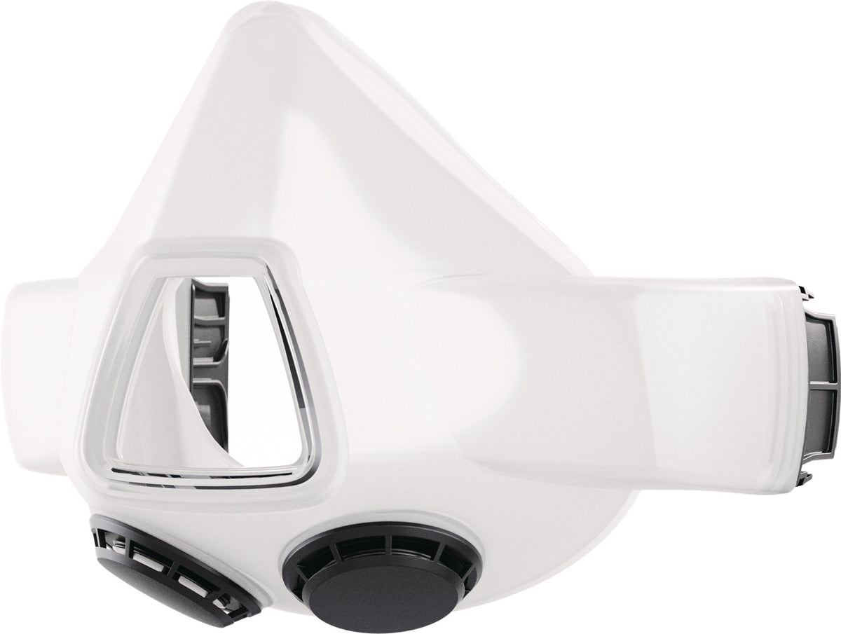 OPTREL Halbmaske tightfit 4160.550.W mit Ausatemventil – Silikon, klein, EN 12942