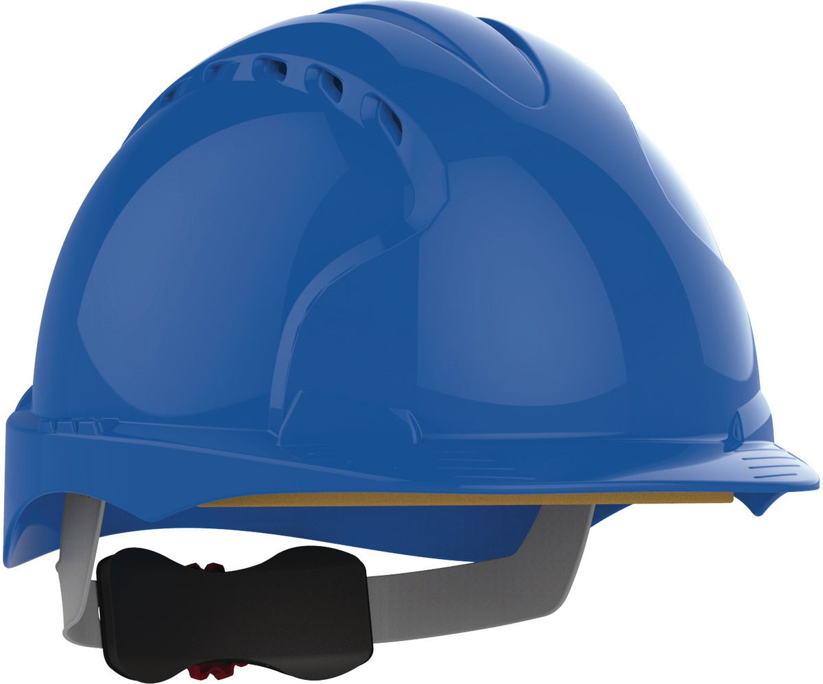 JSP Schutzhelm EVO®3-Revolution® 6 mit 6-Punkt-Gurtband und Drehradverschluss, EN 397, weiß
