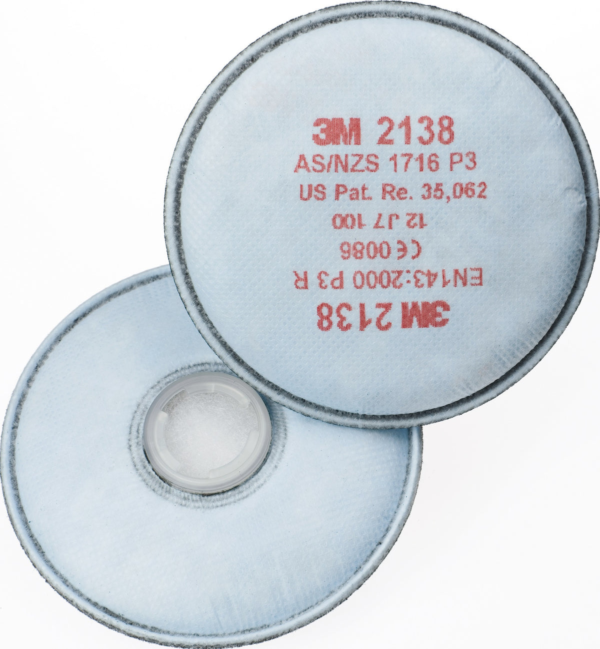 3M Rundpartikelfilter 2138 P3R EN 143:2000 für Atemschutzmasken 4000370675, -680, -690, -691