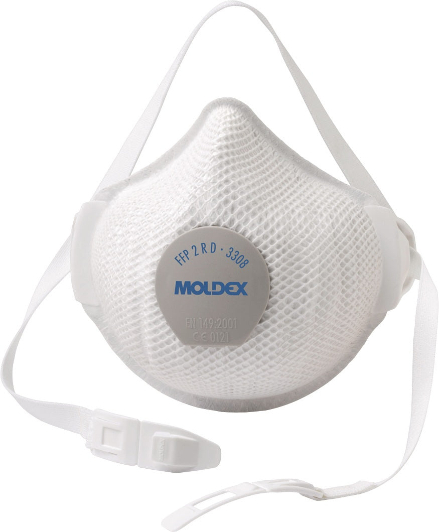 Moldex Air Plus ProValve 330801 FFP2 Atemschutzmaske mit Ausatemventil – 5 Stück