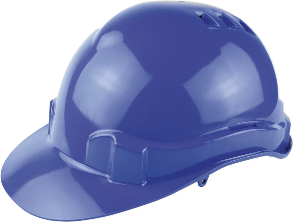 PRO FIT Schutzhelm ProCap weiß PE EN 397 mit 6-Punkt-Bebänderung & Push-Lock