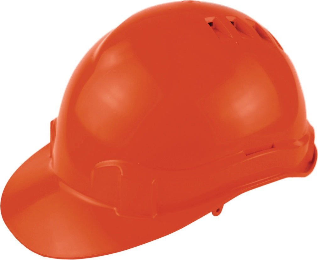 PRO FIT Schutzhelm ProCap weiß PE EN 397 mit 6-Punkt-Bebänderung & Push-Lock