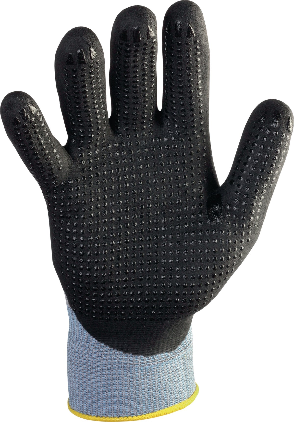 PROMAT Handschuhe Flex Gr.8 grau/schwarz EN 388 PSA II – Nitril-Mikroschaum, touchscreenfähig