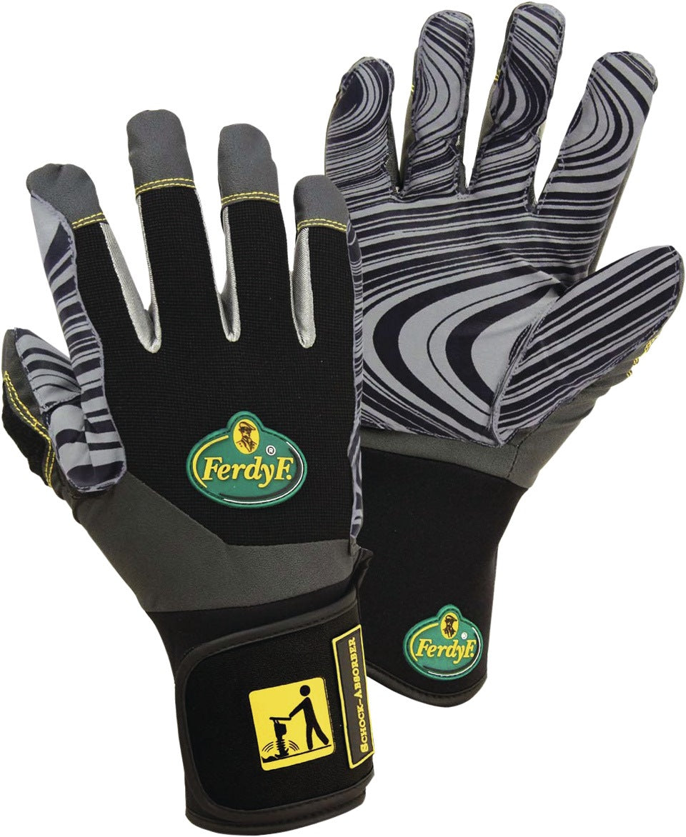 L+D Vibrationsschutzhandschuhe Schock Absorber Gr. XL – EN ISO 10819, PU-beschichtet