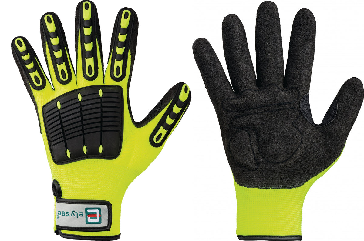 ELYSEE Resistant Handschuhe Gr. 9 leuchtend gelb/schwarz EN 388 PSA II