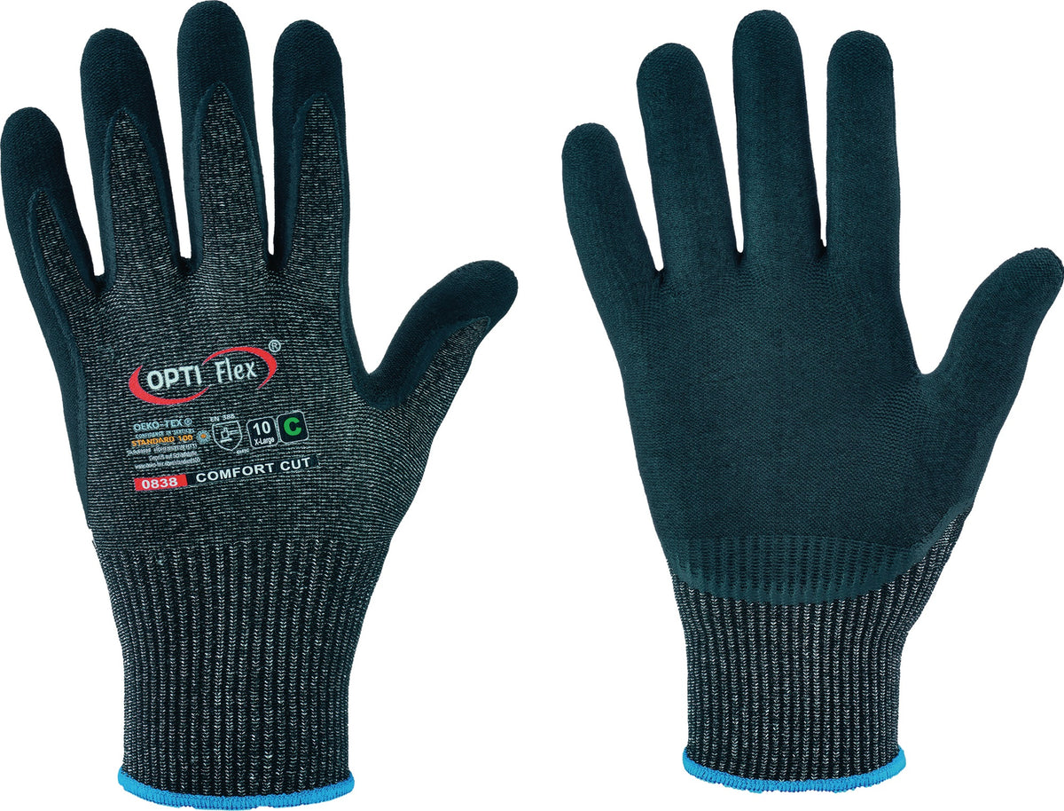 Schnittschutzhandschuhe Comfort Cut Gr.7 von OPTIFLEX – EN 388, PSA II