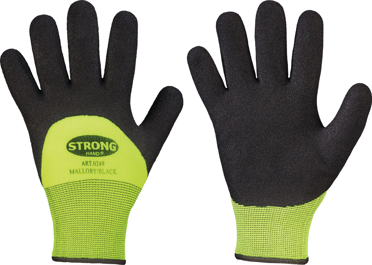 STRONGHAND Kälteschutzhandschuhe Mallory/Black Gr.8 – EN 388, EN 511, Nitrilbeschichtung