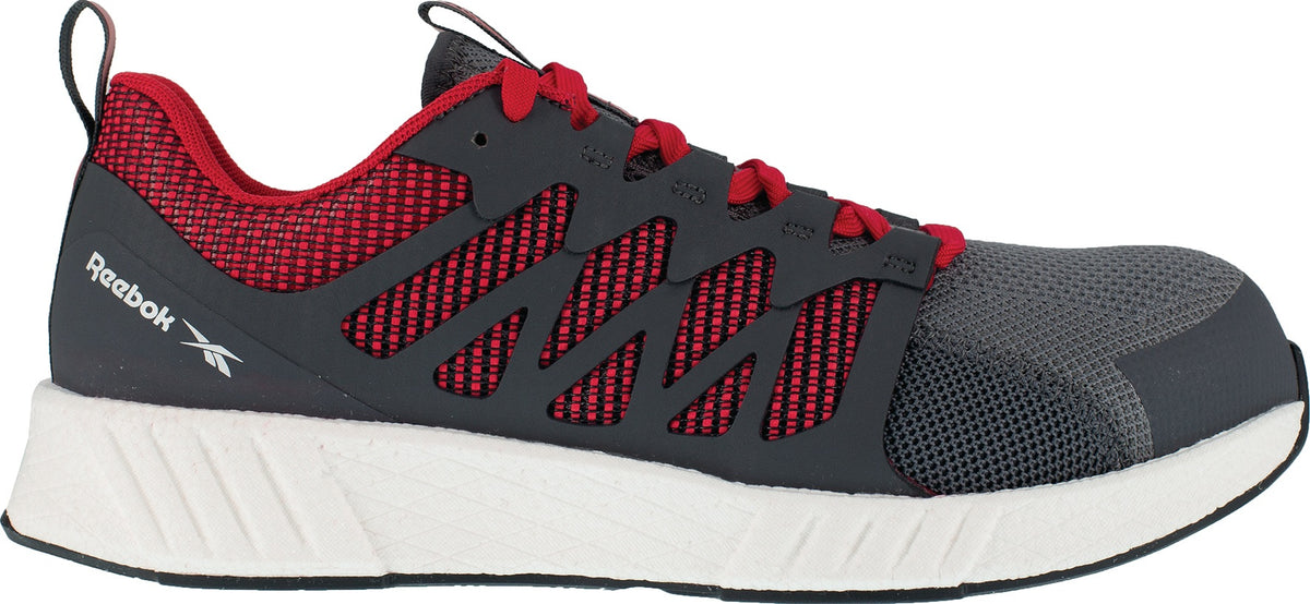 REEBOK Sicherheitsschuh Fusion Flexweave™ Work S1P SRC ESD, Gr. 40, grau/rot