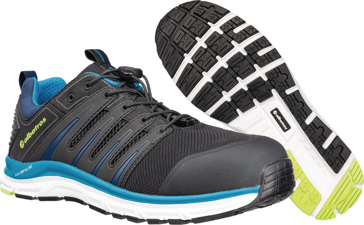 ALBATROS Sicherheitsschuh BREEZE IMPULSE LOW S1PS ESD FO HRO SR – Metallfreier Textilschuh